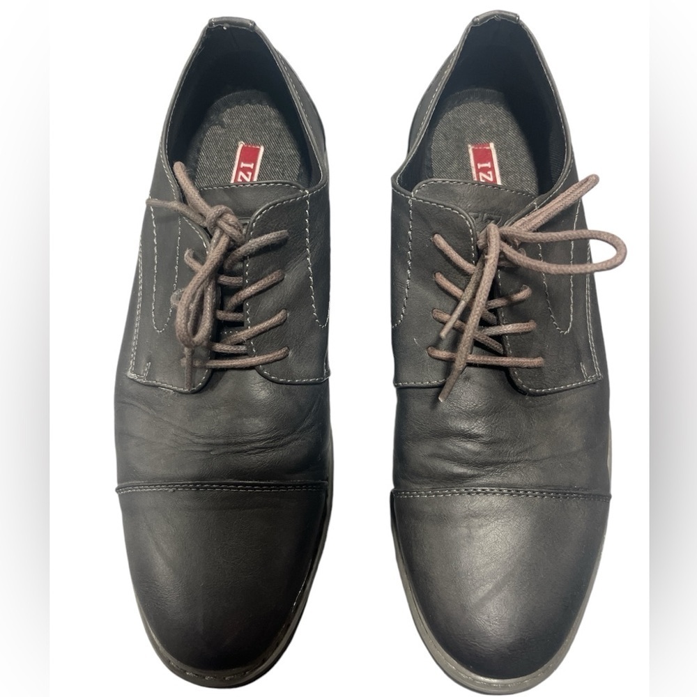 IZOD Men’s Gray Dress Shoe Size 9M Formal Wear Oxford Business Career‎